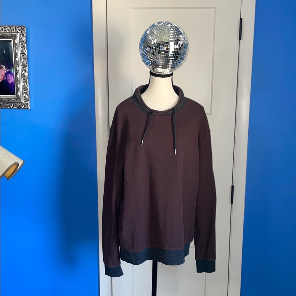 Robert Barakett Brown and Gray Hoodie
